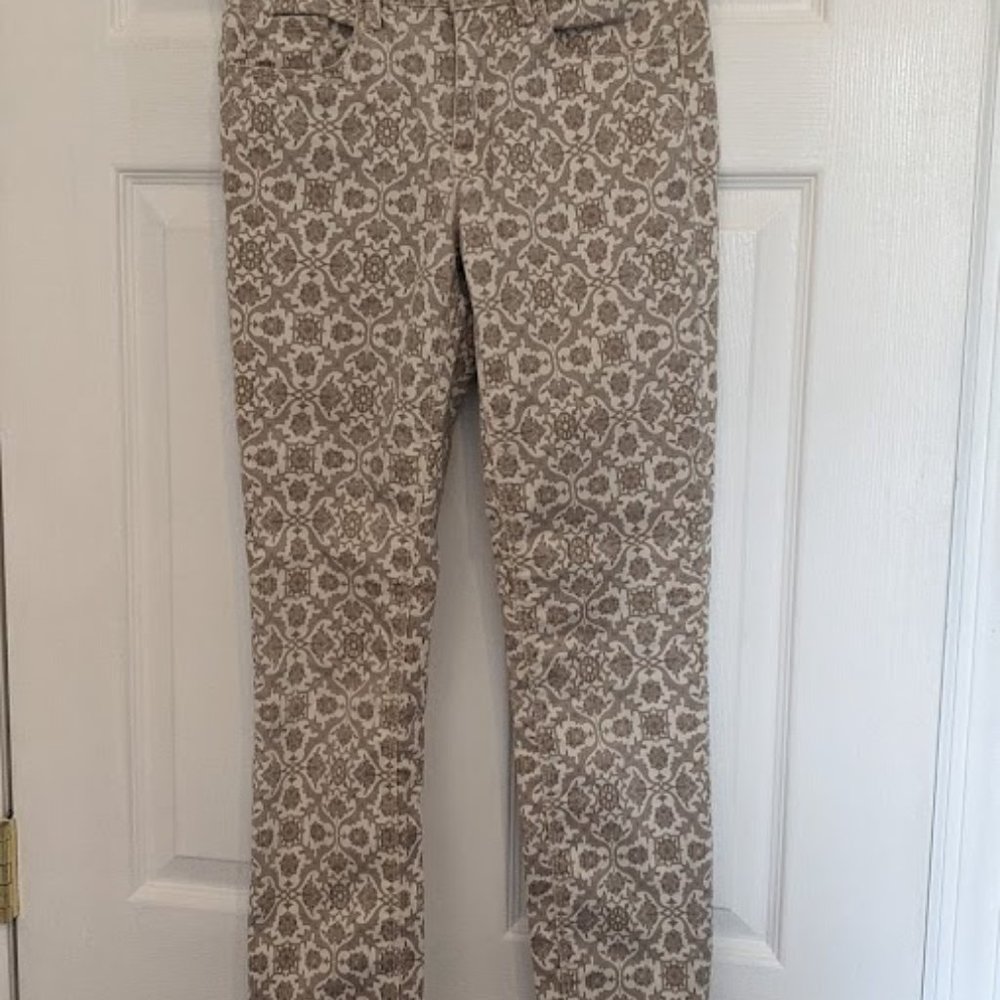 ZARA Mid Rise Print Skinnys - Picture 2 of 5
